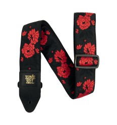 Ernie Ball Classic Jacquard Strap - Tango Rose
