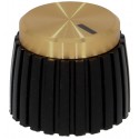 Banzai Music Marshall Black/Gold Set Screw Knob