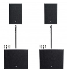 Pachete Zeedo Shop 2 x LD Systems Stinger SUB 18 A G3 + 2 x Stinger 12 A G3 + Accesorii