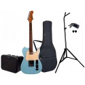 JET Guitars JT-300 BL R + Combo portabil si Accesorii