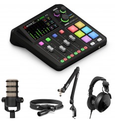 Pachet Podcast Solo + RODECaster Duo