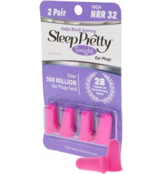 HEAROS Sleep Pretty Tonight Ear Plugs NRR 32db 2 perechi