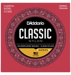 D-Addario Classic Nylon Student EJ27N 3/4