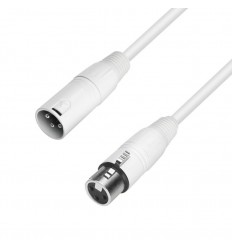 Adam Hall 4Star Mic XLR 10m SNOW