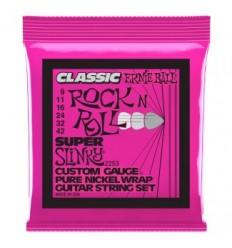 Ernie Ball 2253 PURE NICKEL SUPER SLINKY 9-42