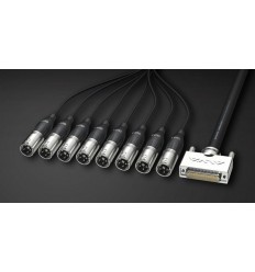 Alva Audio D-Sub25 tata - 8 x XLR tata 3m