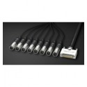 Alva Audio D-Sub25 tata - 8 x XLR tata 3m