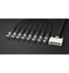 Alva Audio D-Sub25 tata - 8 x XLR mama 3m