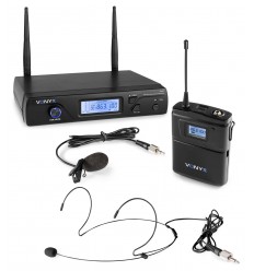 Vonyx WM61B Microfon Wireless UHF 16C + Bodypack