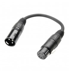 Adam Hall 3Star DMX XLRf5 - XLRm3 0.2 m