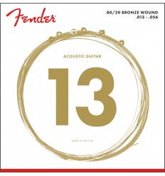 Fender 80/20 BRONZE ACOUSTIC STRINGS 13-56