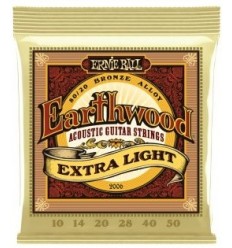 Ernie Ball 2006 EARTHWOOD BRONZE EXTRA LIGHT 10-50