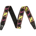 Fender Neon Monogrammed Pink and Yellow