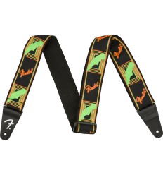Fender Neon Monogrammed Green and Orange