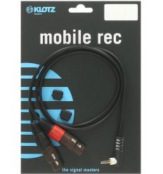 KLOTZ AY8A0100 Jack 3.5 mm tata - 2 x XLR mama